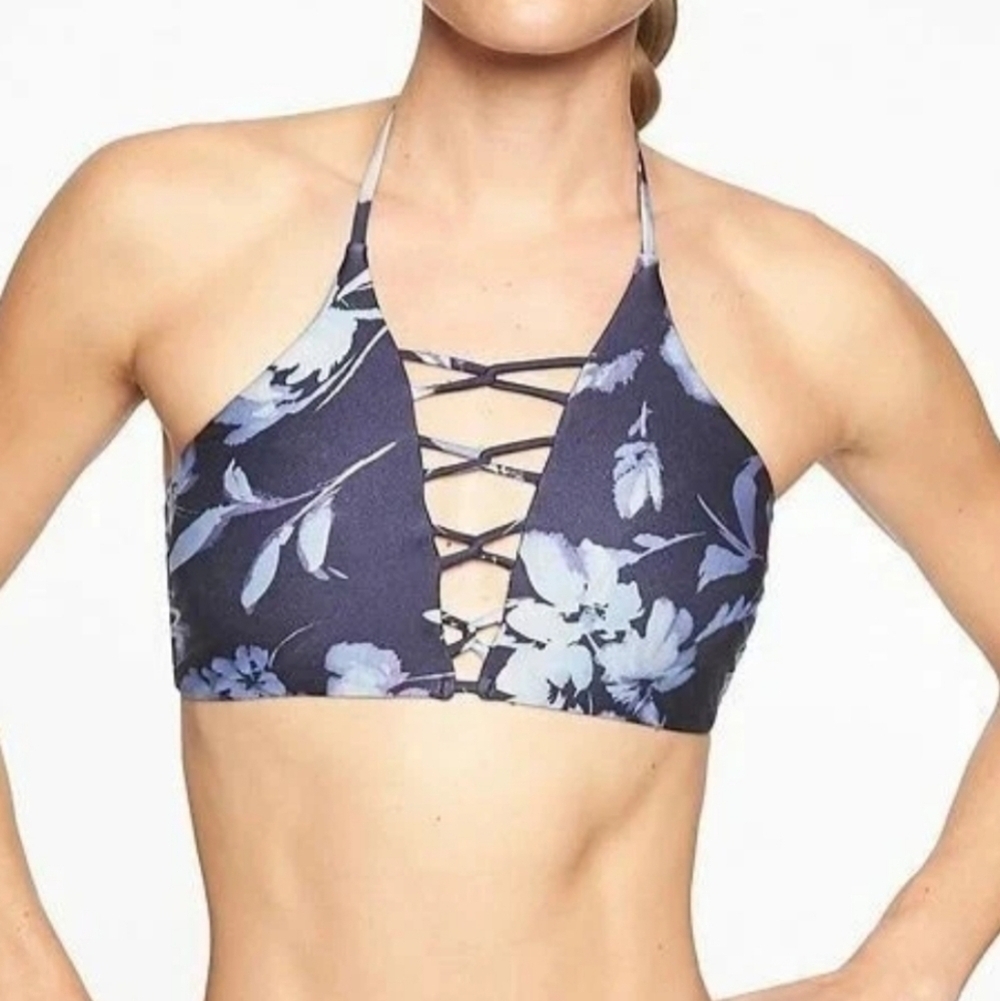 Athleta Aqualuxe Loop Bikini Top